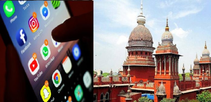 chennai high court ordered social media
